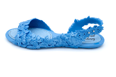 women blue sandal