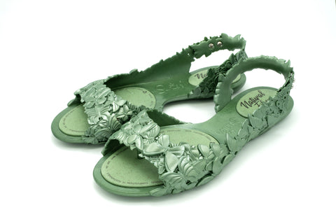 Flexi Butterfly Green Shoes Womens Footwear